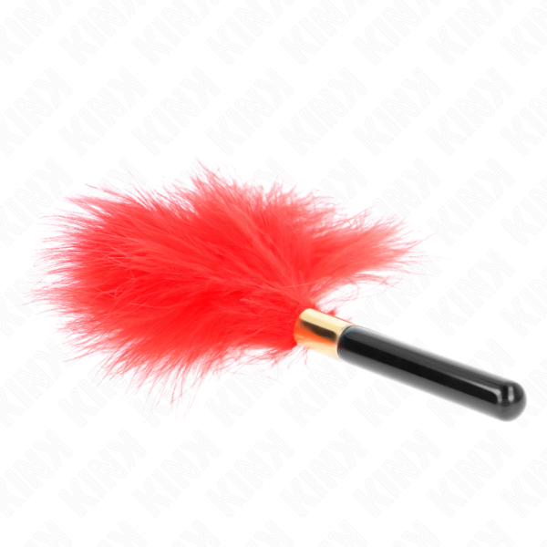 KINK - RED GOLD METAL TICKLE FEATHERS 18 CM - Image 3