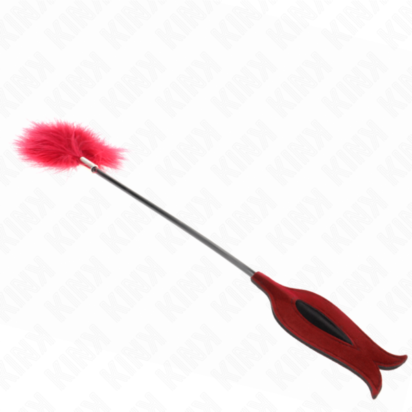 KINK - TICKLE FEATHERS WITH ROSE-SHAPED PADDLE 8 CM - Image 3