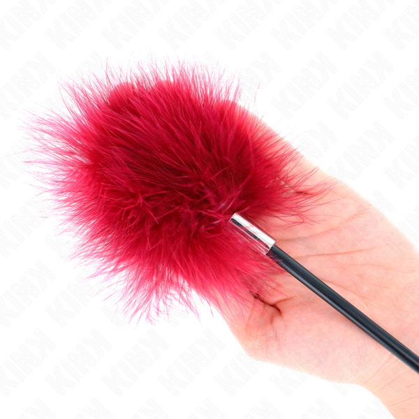 KINK - TICKLE FEATHERS WITH ROSE-SHAPED PADDLE 8 CM - Image 5