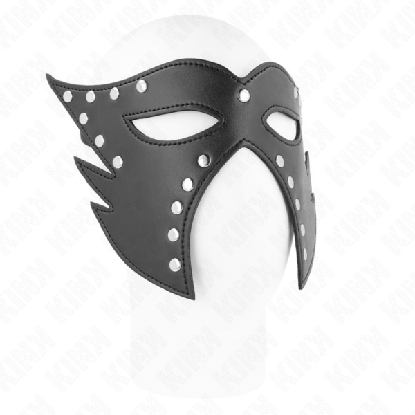 KINK - SEXY LEATHERETTE MASK MODEL 2 27 x 13 CM - Image 3