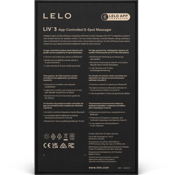 LELO - LIVÃ¢''¢ 3 G-SPOT STIMULATOR PINK - Image 4