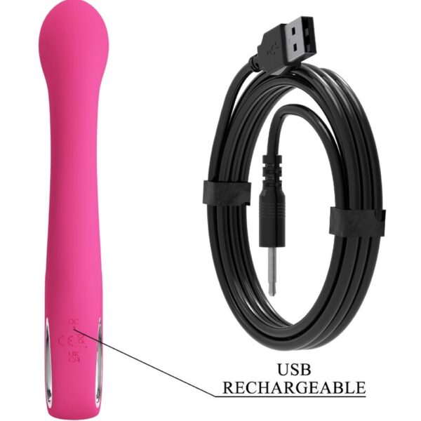 PRETTY LOVE - FRITZ RABBIT VIBRATOR 12 VIBRATIONS PINK - Image 7