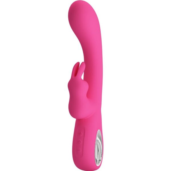 PRETTY LOVE - NOVAK RABBIT VIBRATOR 12 VIBRATIONS PINK - Image 4