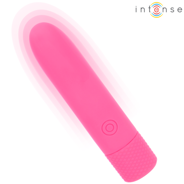 INTENSE - SYMONE USB RECHARGEABLE VIBRATING BULLET 8 VIBRATIONS PINK 10 X 2.2 CM - Image 3