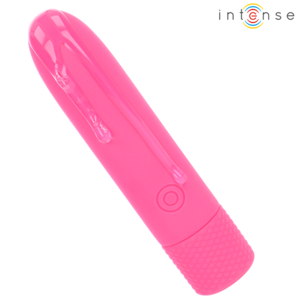 INTENSE - SYMONE USB RECHARGEABLE VIBRATING BULLET 8 VIBRATIONS PINK 10 X 2.2 CM - Image 4