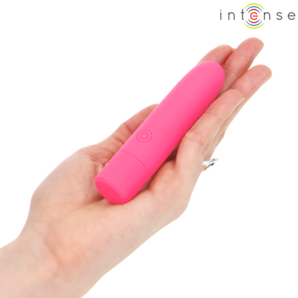 INTENSE - SYMONE USB RECHARGEABLE VIBRATING BULLET 8 VIBRATIONS PINK 10 X 2.2 CM - Image 7