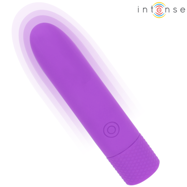 INTENSE - SYMONE USB RECHARGEABLE VIBRATING BULLET 8 VIBRATIONS PURPLE 10 X 2.2 CM - Image 3