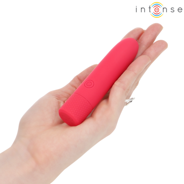 INTENSE - SYMONE USB RECHARGEABLE VIBRATING BULLET 8 VIBRATIONS RED 10 X 2.2 CM - Image 7