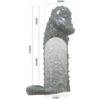 PRETTY LOVE - REALISTIC PENIS ENLARGER AND DELAY SLEEVE MODEL 2 GREY - Image 7