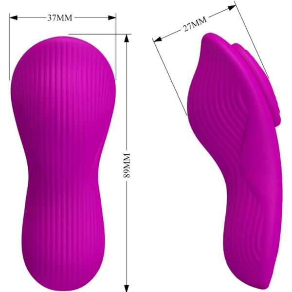 PRETTY LOVE - ROMARIO LAY-ON CLITORIS STIMULATOR REMOTE CONTROL PINK - Image 6