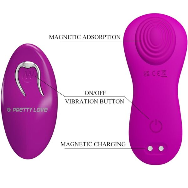 PRETTY LOVE - ROMARIO LAY-ON CLITORIS STIMULATOR REMOTE CONTROL PINK - Image 7