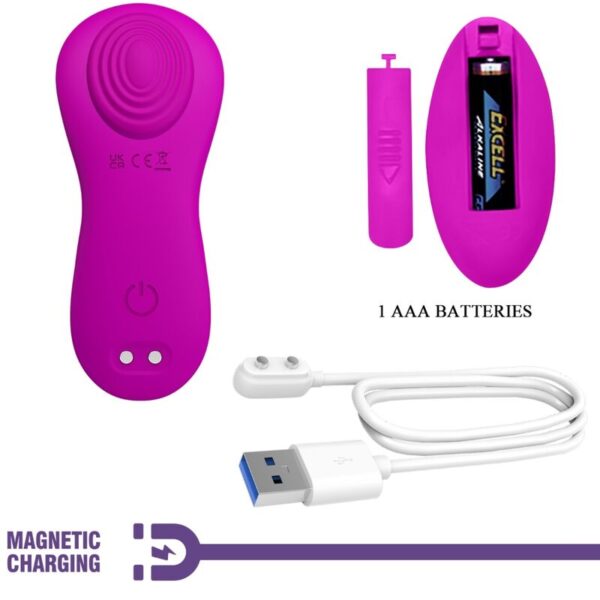 PRETTY LOVE - ROMARIO LAY-ON CLITORIS STIMULATOR REMOTE CONTROL PINK - Image 8