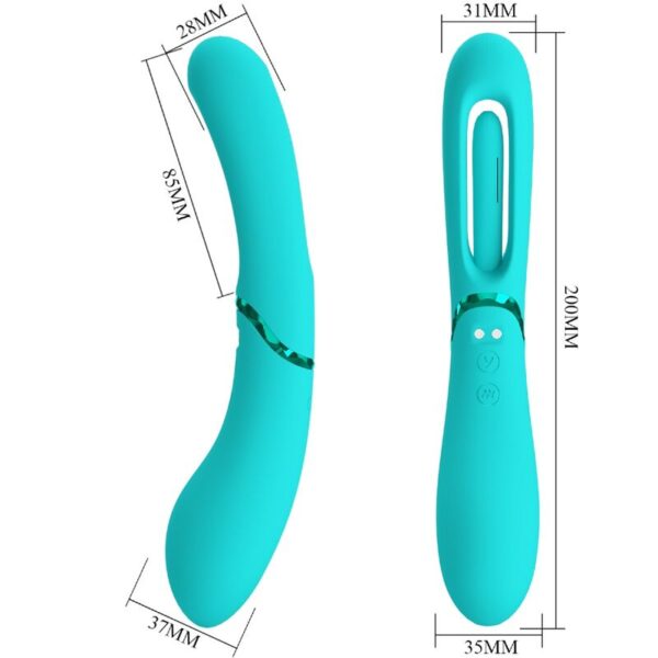 ROMANCE - LEXIE G-SPOT VIBRATOR 7 VIBRATIONS BLUE - Image 8