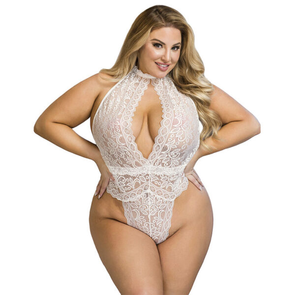 SUBBLIME - 953867 LACE BODYSUIT WHITE - Image 2