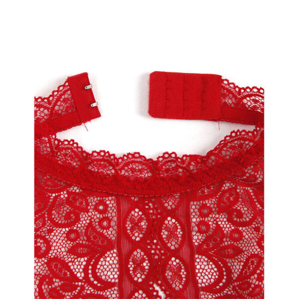 SUBBLIME - 953881 OPEN CUP BODYSUIT RED - Image 7