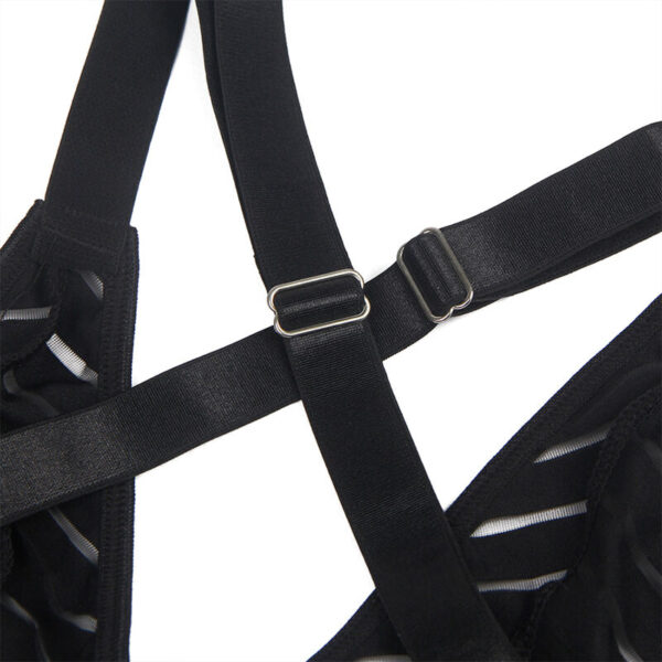 SUBBLIME - 954147 BODY WITH GARTER BELT BLACK - Image 7