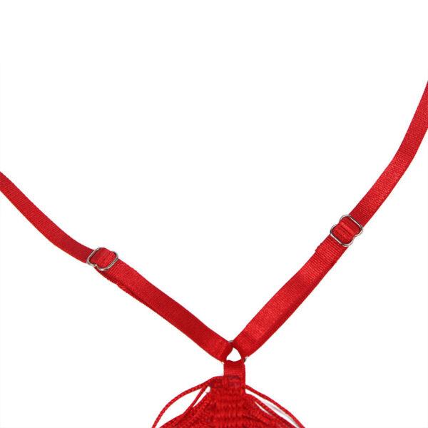 SUBBLIME - 954246 STRAPPY DRESS + THONG RED - Image 6