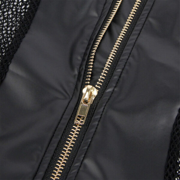 SUBBLIME - 954451 SEXY MESH DRESS LEATHER BLACK - Image 7