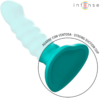 INTENSE - BUFFY VIBRATOR SIZE S SPIRAL DESIGN 10 VIBRATIONS BLUE REMOTE CONTROL - Image 6