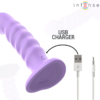 INTENSE - BRENDA VIBRATOR SIZE M SPIRAL DESIGN 10 VIBRATIONS PURPLE REMOTE CONTROL - Image 5