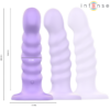 INTENSE - BRENDA VIBRATOR SIZE M SPIRAL DESIGN 10 VIBRATIONS PURPLE REMOTE CONTROL - Image 2