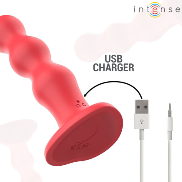 INTENSE - CODY VIBRATOR WITH SUCTION CUP RED REMOTE CONTROL - Image 6