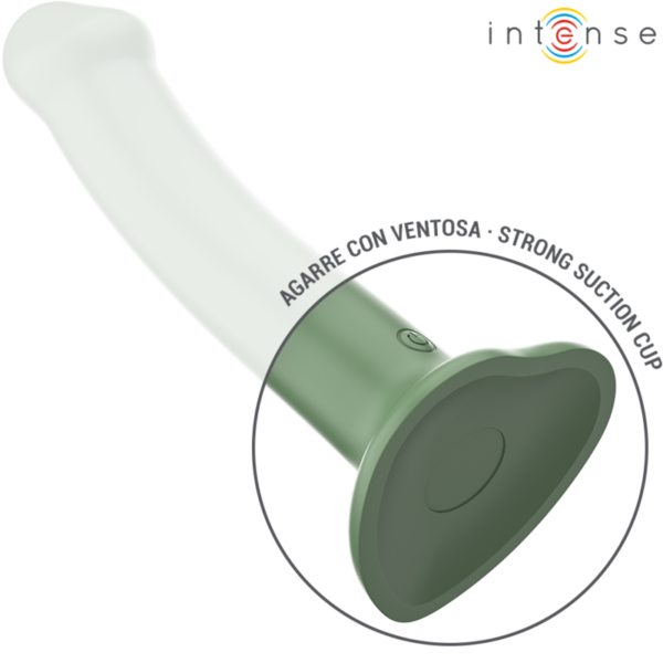 INTENSE - BECCA VIBRATOR WITH SUCTION CUP 10 VIBRATIONS GREEN REMOTE CONTROL - Image 4
