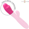 INTENSE - IVY FLEXIBLE VIBRATOR 10 VIBRATIONS WITH STIMULATING TONGUE PINK - Image 3