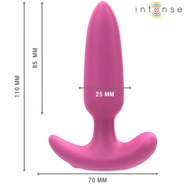 INTENSE - ROSS ANAL PLUG 10 VIBRATIONS PINK REMOTE CONTROL - Image 2