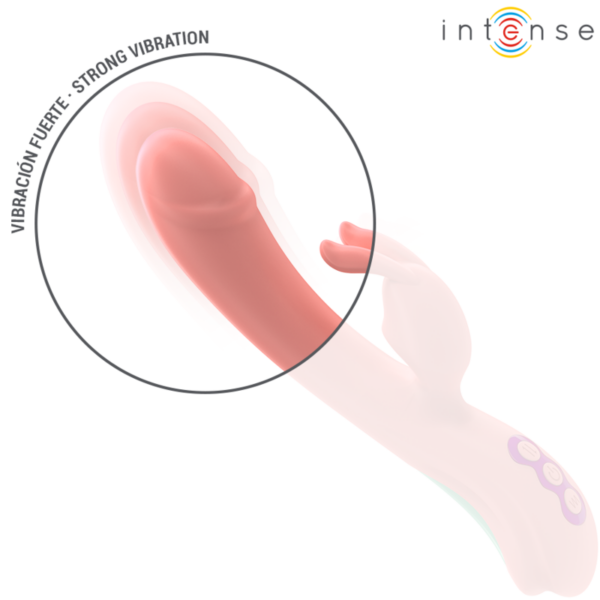INTENSE - RACHEL RABBIT VIBRATOR 5 VIBRATIONS PINK - Image 3