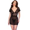 CHILIROSE - CR 4830 BABYDOLL BLACK