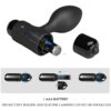 PRETTY LOVE - VIBRA BUTT 10 VIBRATIONS ANAL PLUG BLACK - Image 6