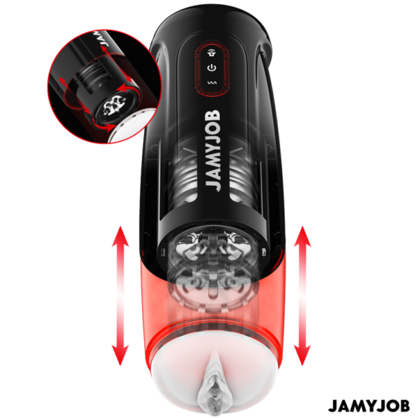 JAMYJOB - CYCLONE AUTOMATIC VAGINA MASTURBATOR 10 SUCTION AND THRUST MODES - Image 3