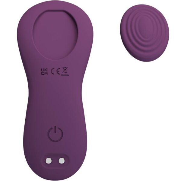 PRETTY LOVE - MANE LAY ON CLITORIS MASSAGER 10 VIBRATIONS REMOTE CONTROL PURPLE - Image 2