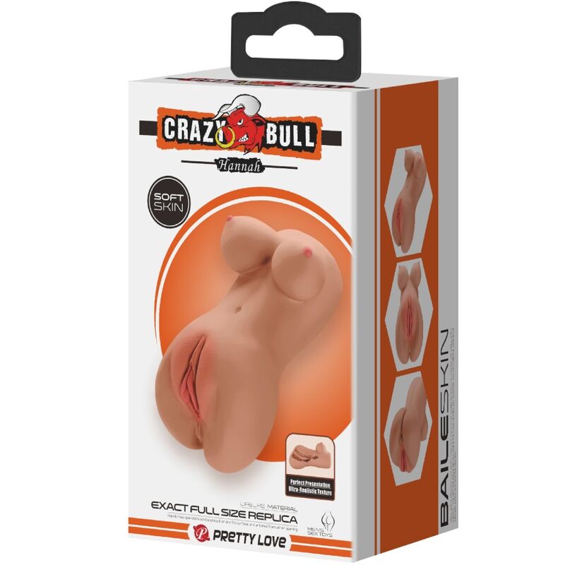 CRAZY BULL - HANNAH DOUBLE MASTURBATOR VAGINA & ANUS REALISTIC MULATTO - Image 5