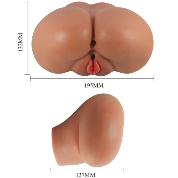 CRAZY BULL - LUNA VIBRATOR BUTT WITH REALISTIC VAGINA AND ANUS FLESH CONTROL REMOTO - Image 6
