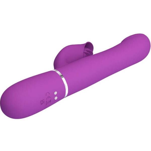 PRETTY LOVE - 4 IN 1 MULTIFUNCTION VIBRATOR & STIMULATOR PURPLE - Image 3