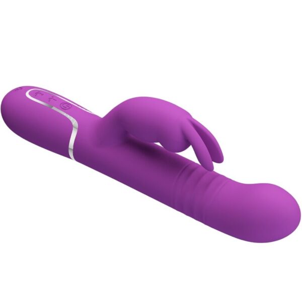 PRETTY LOVE - COALE 4 IN 1 MULTIFUNCTION RABBIT VIBRATOR PURPLE - Image 4