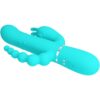 PRETTY LOVE - CAMMY 4 IN 1 MULTIFUNCTION TRIPPLE RABBIT VIBRATOR BLUE - Image 5