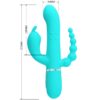 PRETTY LOVE - CAMMY 4 IN 1 MULTIFUNCTION TRIPPLE RABBIT VIBRATOR BLUE - Image 6