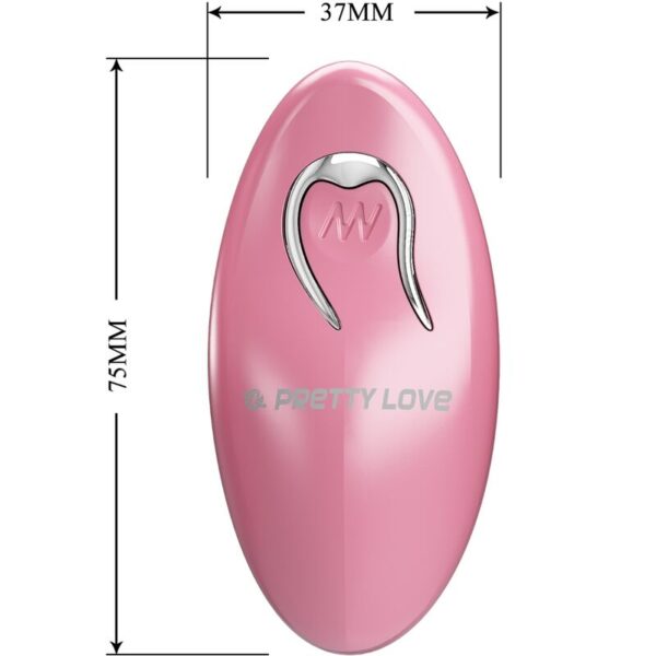 PRETTY LOVE - CAILEY NIPPLE CLAMPS 10 VIBRATIONS REMOTE CONTROL PINK - Image 4