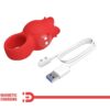PRETTY LOVE - JAE ROSE SHAPED FINGER VIBRATOR 10 VIBRATIONS RED - Image 8