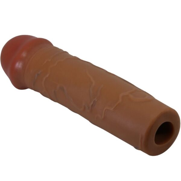 PRETTY LOVE - NILE PENIS SLEEVE WITH 2.5 CM EXTENSION MULATTO - Image 2