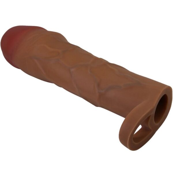 PRETTY LOVE - HANI PENIS SLEEVE WITH 5 CM EXTENSION MULATTO - Image 2