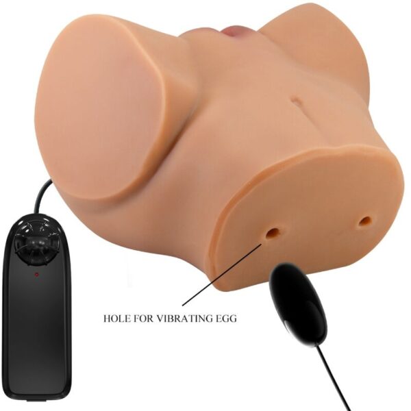 CRAZY BULL - EMILIA ASS VIBRATOR WITH REALISTIC VAGINA AND ANUS FLESH REMOTE CONTROL - Image 6