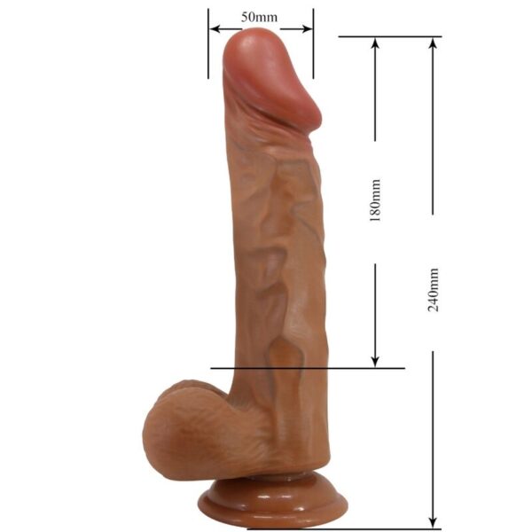 BAILE - BURAQ REALISTIC DILDO 24 CM FLESH - Image 5