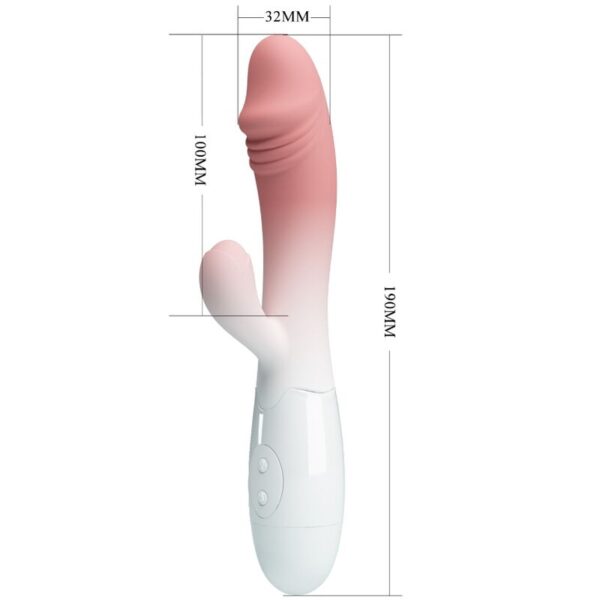 PRETTY LOVE - SNAPPY RABBIT VIBRATOR 30 VIBRATIONS PINK - Image 4