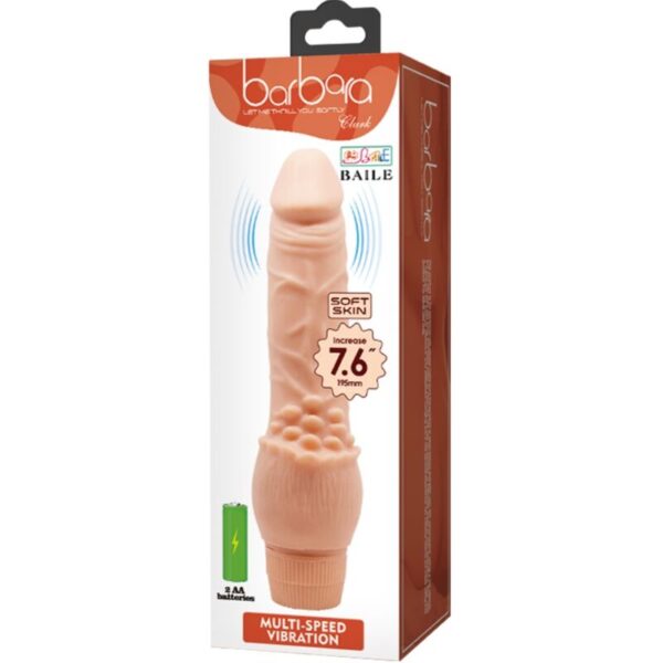 BAILE - BARBARA REALISTIC VIBRATOR 19.5 CM FLESH - Image 6