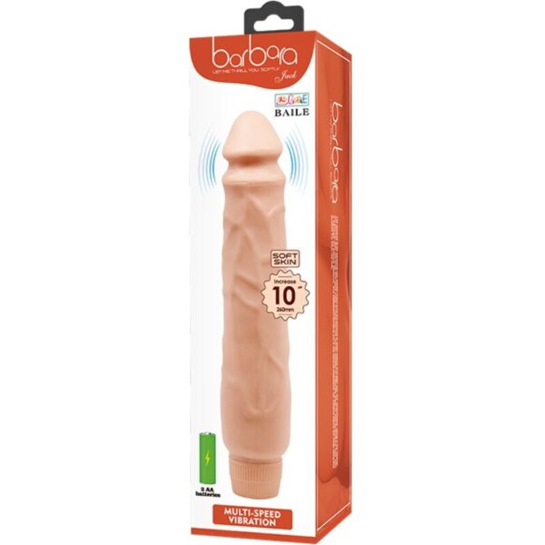 BAILE - JACK REALISTIC VIBRATOR 26 CM FLESH - Image 7