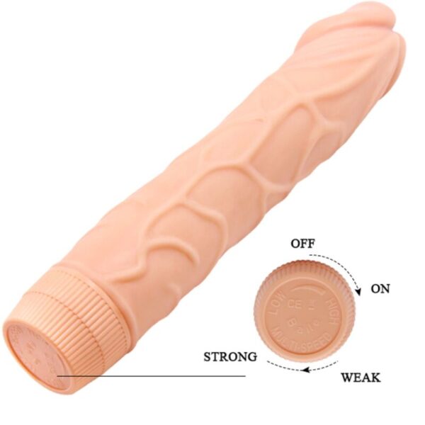 BAILE - BOB REALISTIC VIBRATOR 22.5 CM FLESH - Image 4